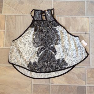 FREE PEOPLE BREAK FREE TANK SZ M SLEEVELESS NWT
